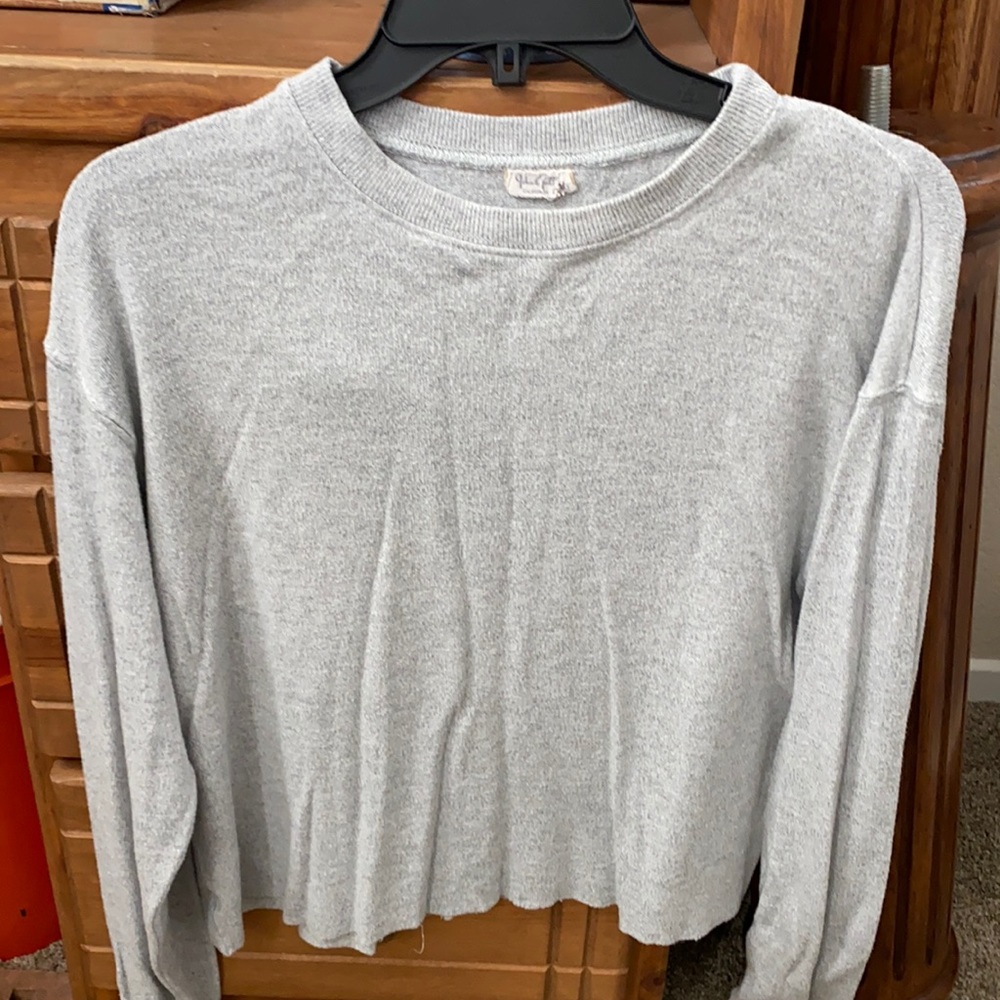 John Galt loose cropped sweatshirt